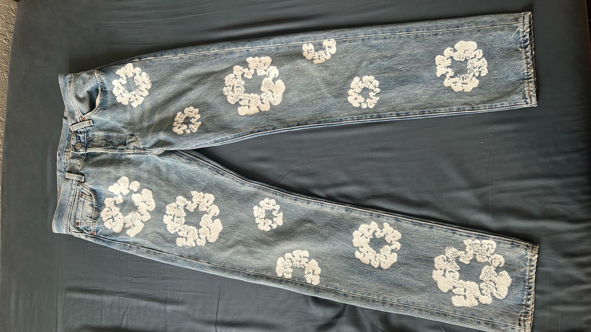 Denim Tears Wreath Jeans Light Wash