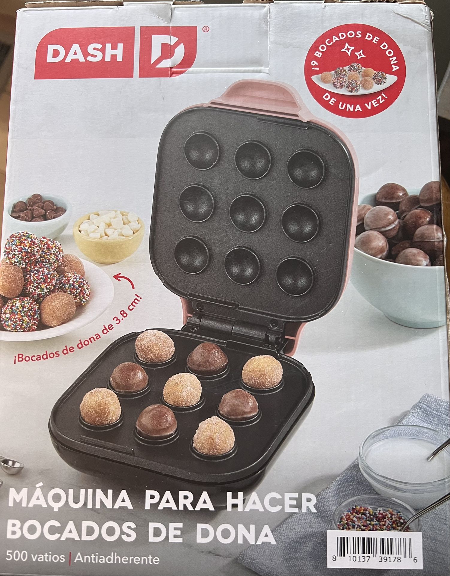 Donut Bite Maker, Pink - Makes 9 Donut