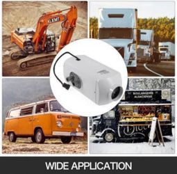 5kw 12v Diesel Air Heater Tank Lcd Thermostat Quiet For Truck Boat Trailer Rt