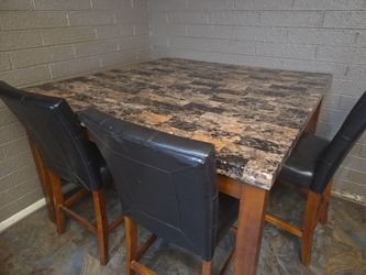 Table and 4 chairs