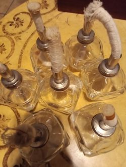 Japanese Glass Oil Lanterns