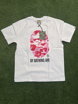 Bathing Ape Tee Pink Monkey Sizes M,L