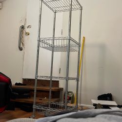 Rolling Metal Shelving 