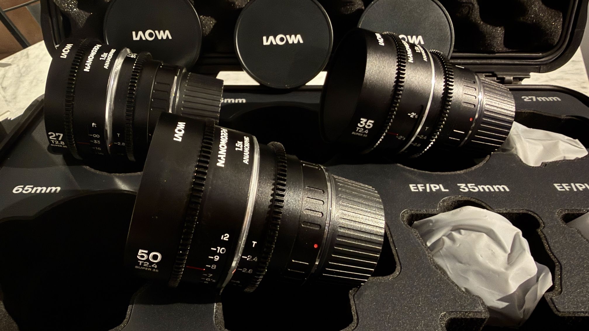 Laowa Nanomorph EF / PL Anamorphic Cine Lens Set