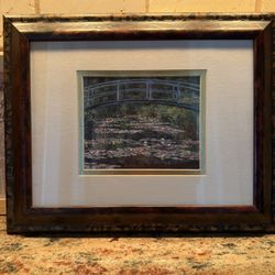 Claude Monet Japanese Foot Bridge Framed Art