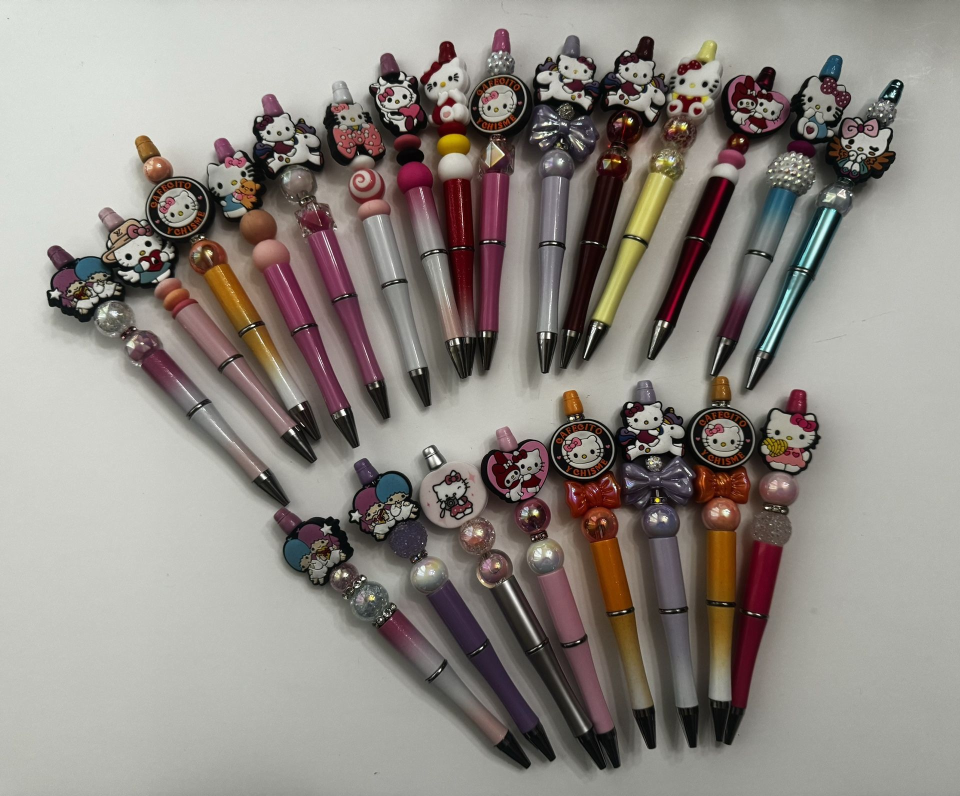 Hello Kitty And Friends Beaded Pens