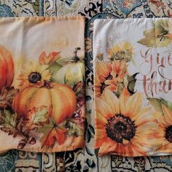 Thanksgiving Pillow covers for throw pillows 18x18