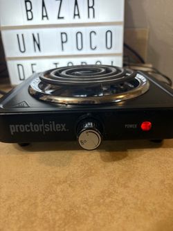 Proctor Silex Single Burner Electric Hot Plate