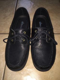 Timberland Mens Black Leather Moccasins 10.5