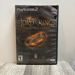 Lord of the Rings: The Fellowship of the Ring (Sony PS2) CIB w/REG CARD Working