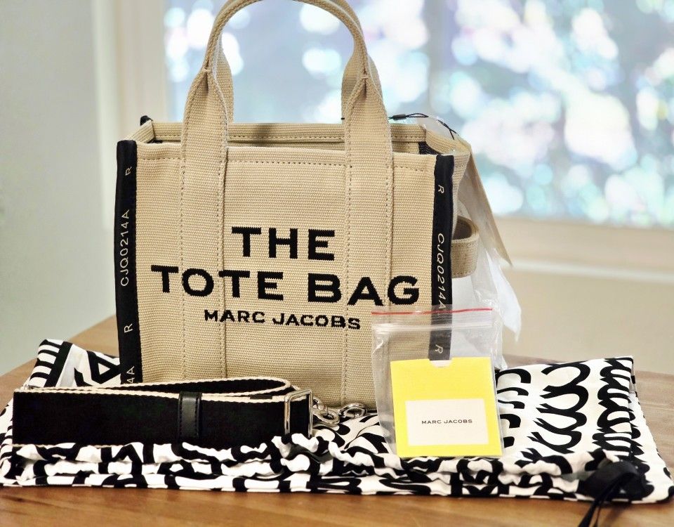 Brand New Marc Jacobs Small Tote Canvas Bag.