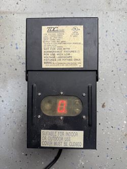 TDC 200 Watt Power Low Voltage Garden Light Transformer