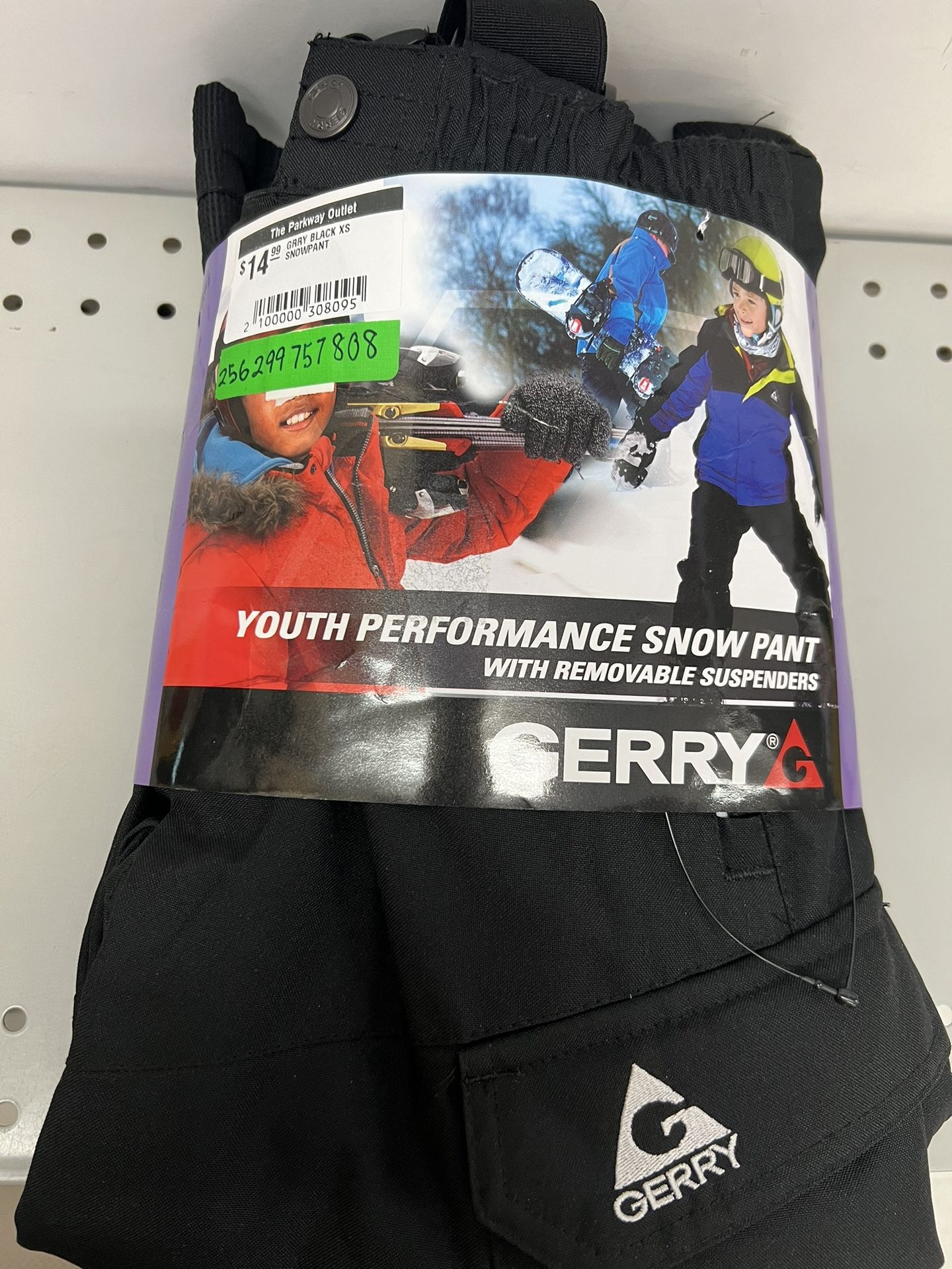 Gerry Youth Performance Snow Pant With Removable Suspenders XS