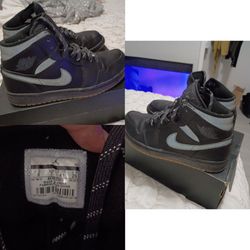 Air Jordan 1 Mid Winterized “Black Gum” with Reflective Detaili