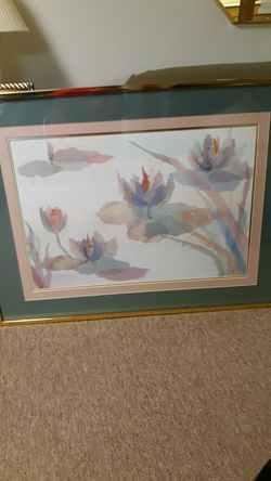 FLORAL PASTEL WATER PAINTING