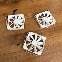 NZXT White Case Fans (120mm, Non-RGB)