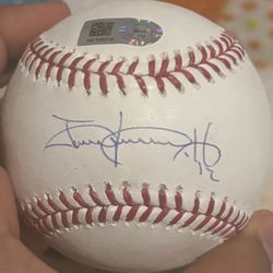 Juan Lagares Autographed Baseball 