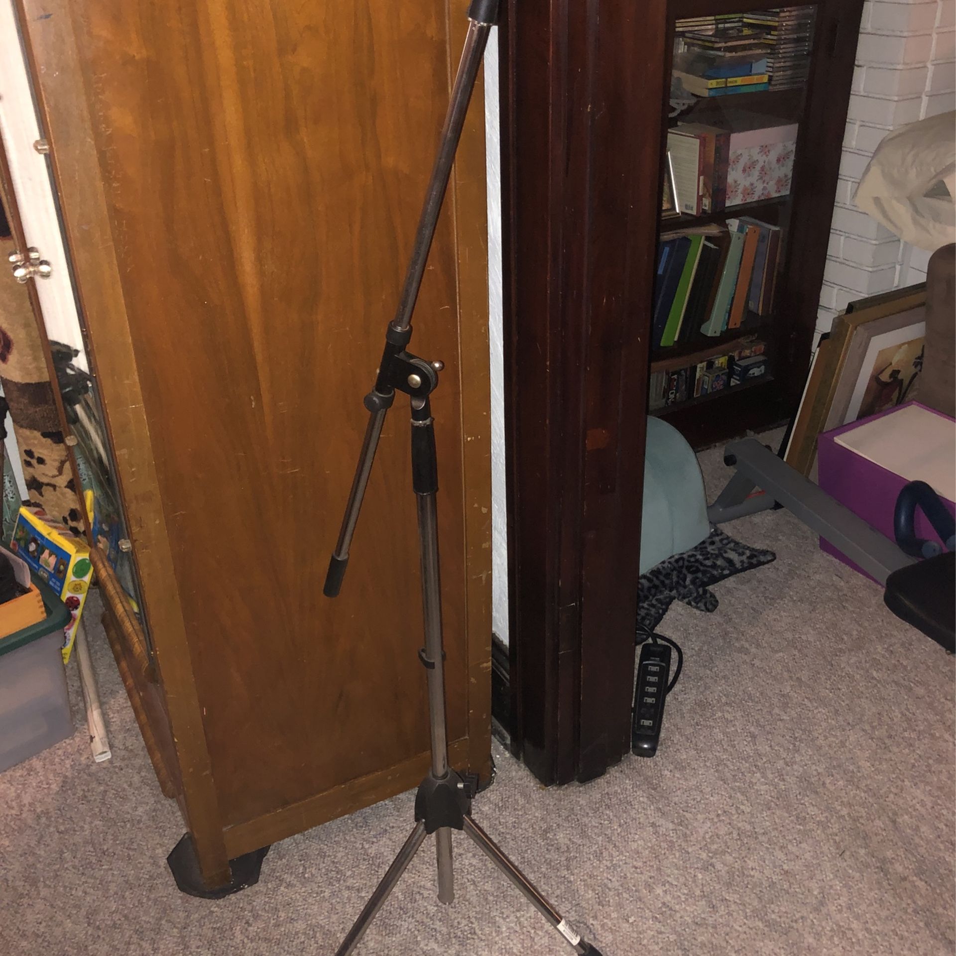 Proline Mic Stand MS220CR Tour Grade Chrome Tripod Boom Microphone Stand