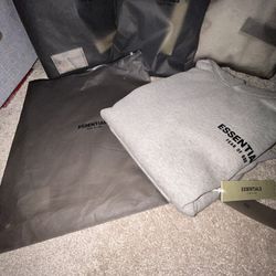 dark oat essentials hoodie