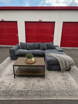 Boneless Corduroy Sectional Sofa – $349