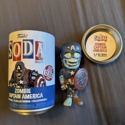 Zombie Captain America Funko Soda