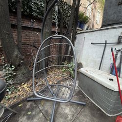 Hanging Egg Chair - Gray