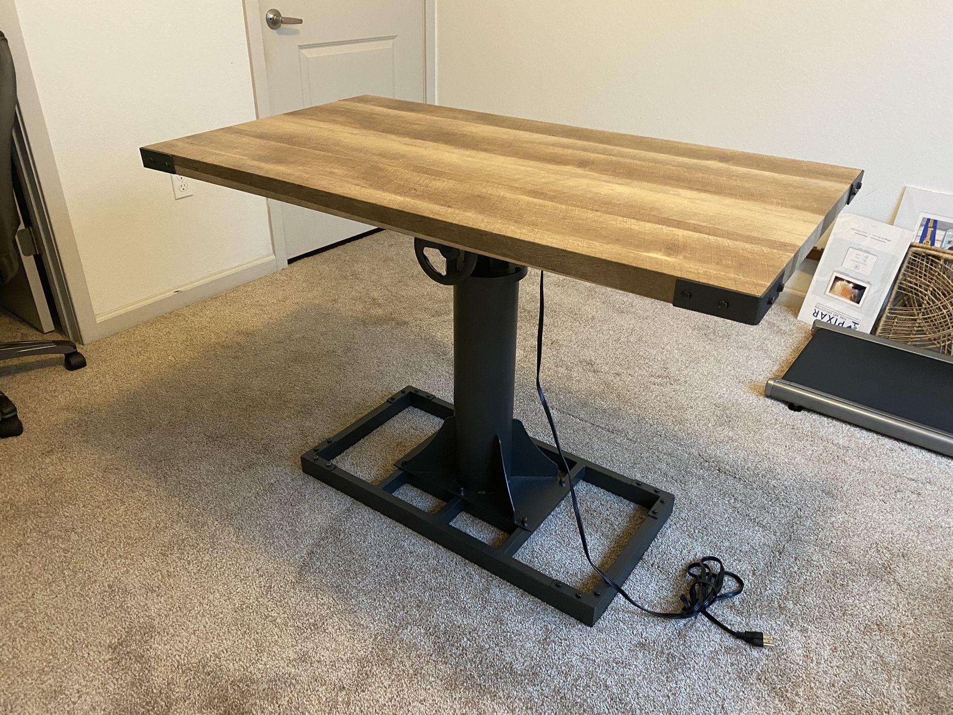 Wooden Standing / Sit Desk 