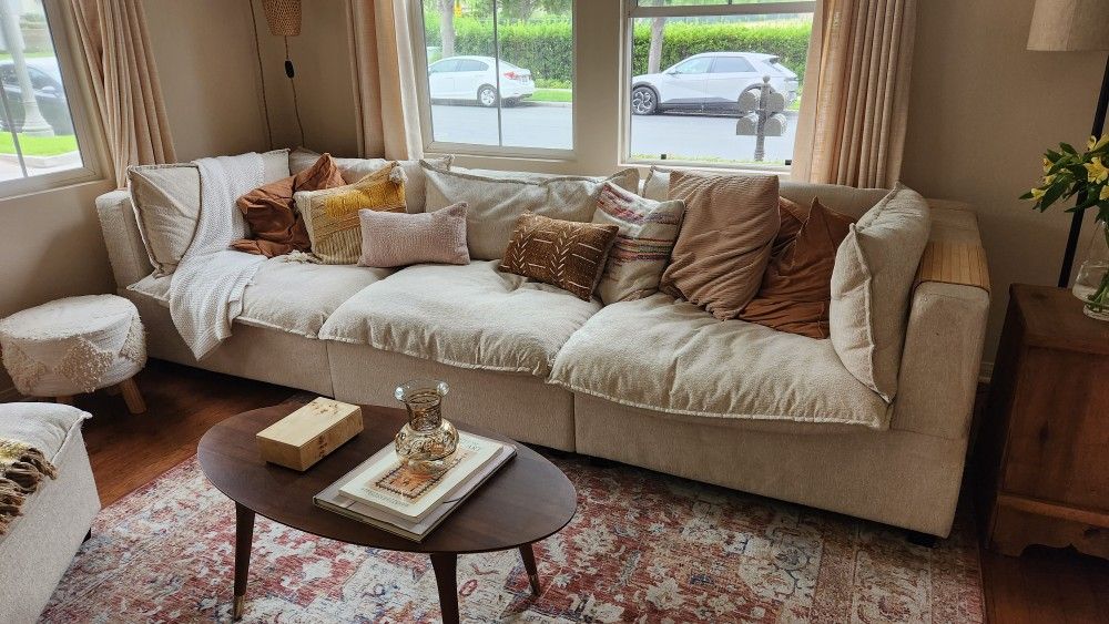 Albany Park Modular Couch + Ottoman
