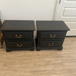 Two Antique Night Stand Dressers