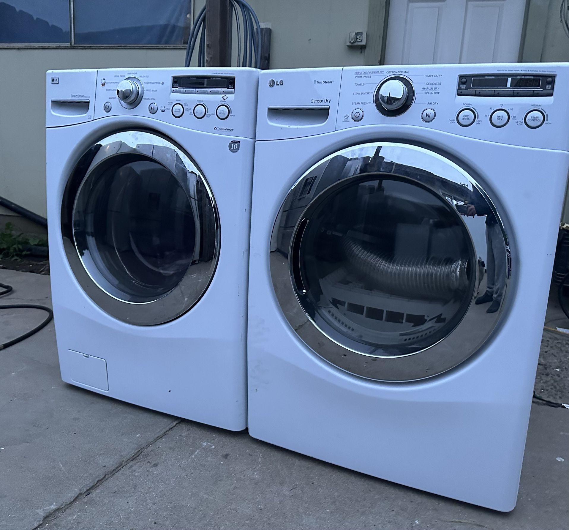 LG Washer And Dryer Set Gas 