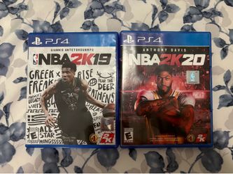 NBA2K19 and NBA2K20 PS4