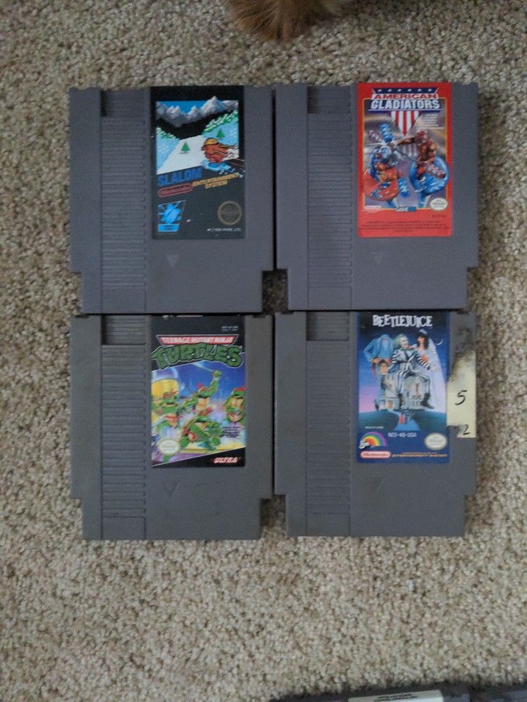 25 NES Games – Mario 3, Beetlejuice, Chip 'n Dale – Untested Lot
