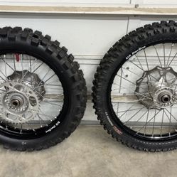 DID dirt star rims KTM Husqvarna 18” 21” wheels tires complete set exc Fe Fx Xc Xcw