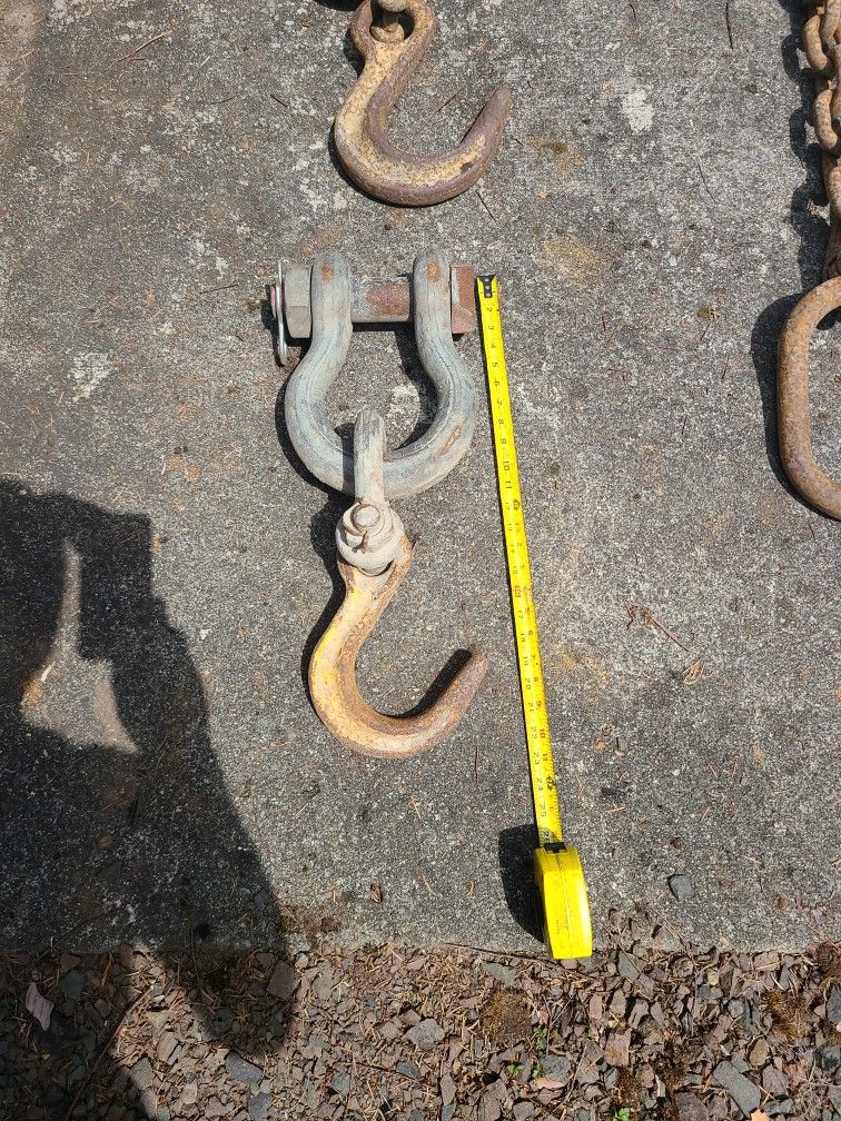 Heavy Duty Hooks,Shackles, Log Tongs,