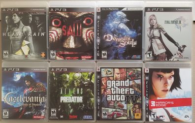 Lot of 16 PS3 Cases and Manuals (No Game Discs)