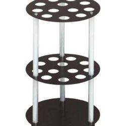 12 Cue Pool Stick Metal Floor Rack