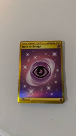 Pokemon TCG Basic Psychic 🪬 Energy Secret Gold