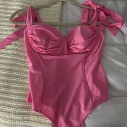 pink bodysuit 