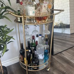 mid century modern (mcm) bar cart