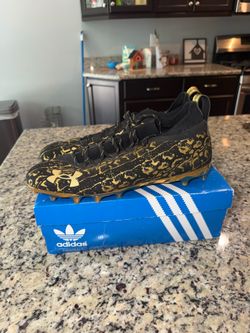 Size 13 Under Armour Spotlight Lux 2.0 Black Metallic Gold SKU (contact info removed)-001 Used