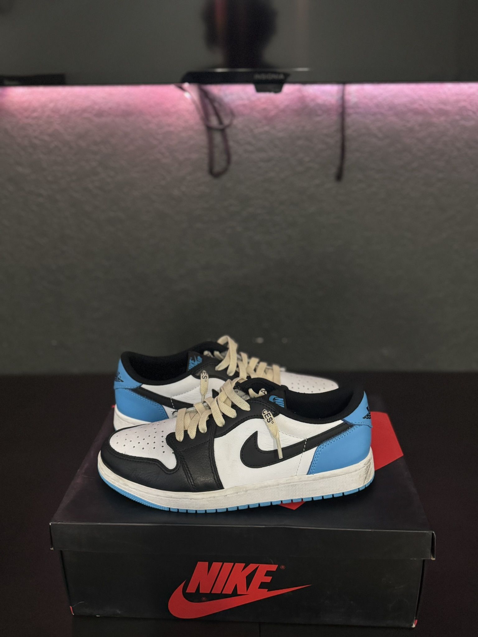 Jordan 1 Low Powder Blue