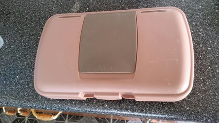 Baby Wipe container.