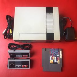 Original Nintendo NES Console w/ Tetris 2