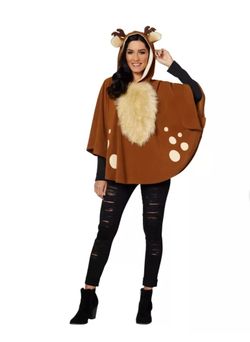 Adult Deer Poncho