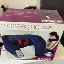 Conair 4 Speed ÁC/DC Operated Neck Massager. Supplying vibrations and heat to relieve shoulder and neck pains. A must for old people!