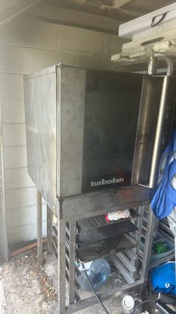 Turbo fan industrial oven