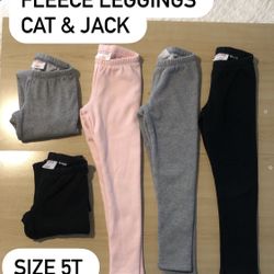 Toddler Girl Fleece Leggings Size 5T 