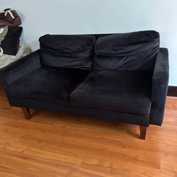 Black Velvet sofa Need Gone ASAP