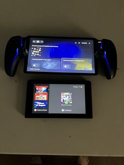 Ps portal black edition and Nintendo switch no joycons