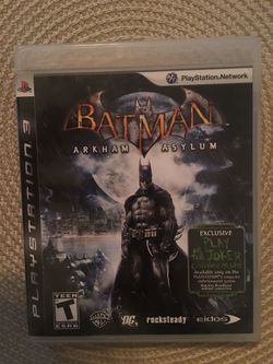Sony PlayStation ps3 Batman Arkham asylum